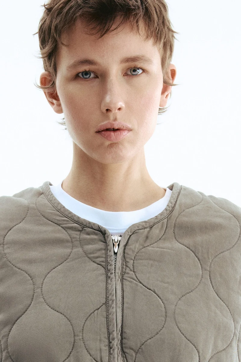 H&M Quilted twill jacket